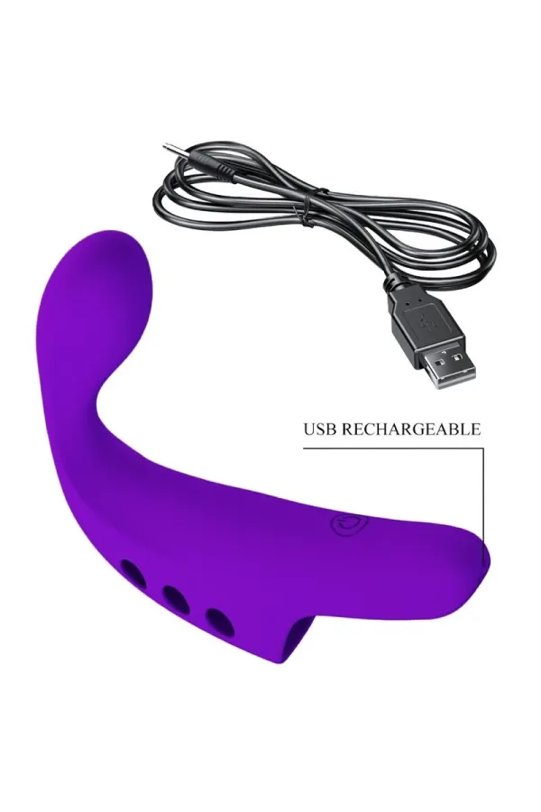 PRETTY LOVE - GORGON PURPLE WIEDERAUFLADBARER FINGERVIBRATOR kaufen - Fesselliebe