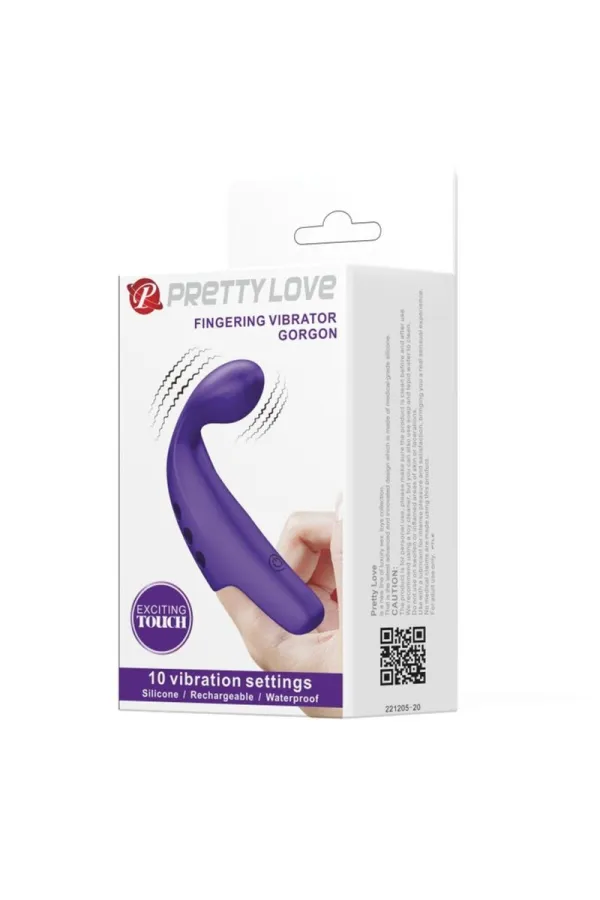 PRETTY LOVE - GORGON PURPLE WIEDERAUFLADBARER FINGERVIBRATOR kaufen - Fesselliebe