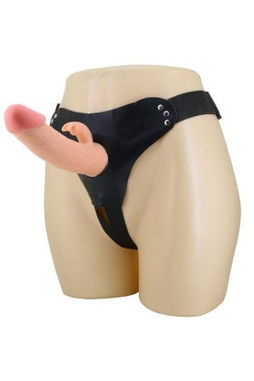 Mavis Harness Universal Slip mit Dildo 19 cm Natur von Pretty Love kaufen | Fesselliebe