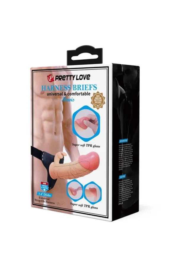 Mavis Harness Universal Slip mit Dildo 19 cm Natur von Pretty Love