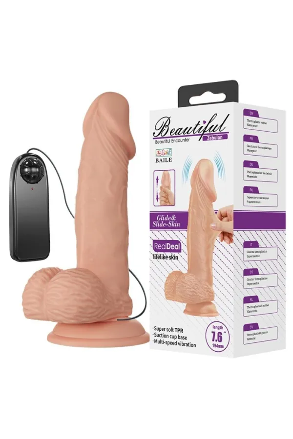 Beautiful Encounter Dildo Zebulon mit Vibration 19,4cm von Baile Dildos kaufen - Fesselliebe