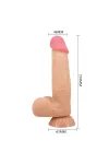 PRETTY LOVE - SLIDING SKIN SERIES REALISTISCHER DILDO MIT GLEITENDEM HAUT-SAUGNAP 21,8 CM kaufen - Fesselliebe