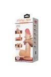 PRETTY LOVE - SLIDING SKIN SERIES REALISTISCHER DILDO MIT GLEITENDEM HAUT-SAUGNAP 21,8 CM kaufen - Fesselliebe