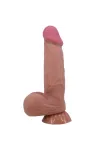 PRETTY LOVE - SLIDING SKIN SERIES REALISTISCHER DILDO MIT GLEITENDEM BRAUNEN HAUT-SAUGNAP 21,8 CM kaufen - Fesselliebe