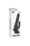 Realistischer Vibrator Fernsteuerbar Schwarz 18.5cm von Basecock kaufen - Fesselliebe