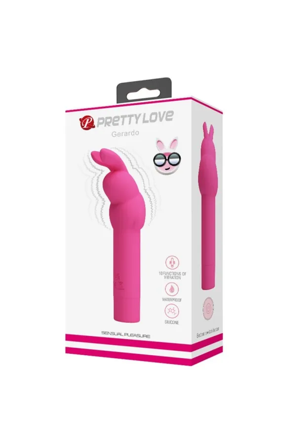 Gerardo Fuschia Rabbit Silikonvibrator von Pretty Love kaufen - Fesselliebe