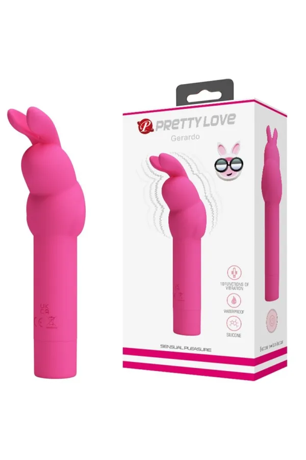 Gerardo Fuschia Rabbit Silikonvibrator von Pretty Love kaufen - Fesselliebe