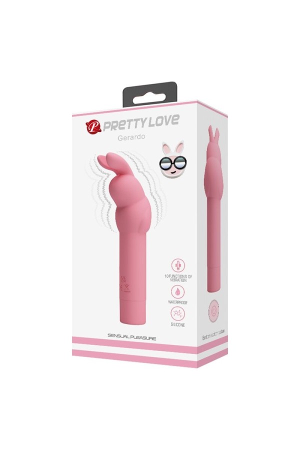 Gerardo Rosa Kaninchen-Vibrator aus Silikon von Pretty Love kaufen | Fesselliebe