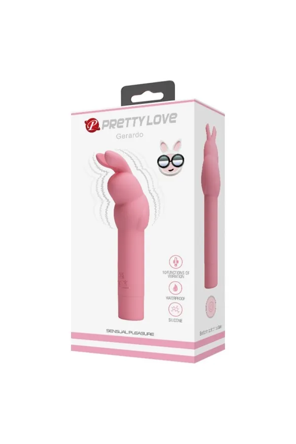 Gerardo Rosa Kaninchen-Vibrator aus Silikon von Pretty Love kaufen - Fesselliebe