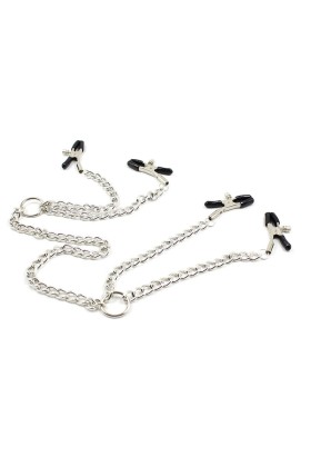 4 Nippelklemmen mit Ketten von Ohmama Fetish kaufen | Fesselliebe