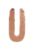 Doppel Dong 35 cm Beige von Get Real