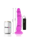 Flexibelr Vibrierender Dildo 21 Cm - Lila von Diversia kaufen - Fesselliebe