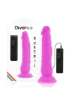 Flexibelr Vibrierender Dildo 21 Cm - Lila von Diversia kaufen - Fesselliebe