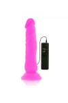 Flexibelr Vibrierender Dildo 21 Cm - Lila von Diversia kaufen - Fesselliebe