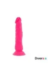 Flexibelr Vibrierender Dildo 21 Cm - Rosa von Diversia kaufen - Fesselliebe