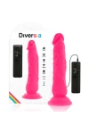 Flexibelr Vibrierender Dildo 21 Cm - Rosa von Diversia kaufen - Fesselliebe