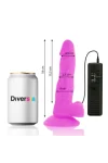 Flexibelr Vibrierender Dildo 18 Cm - Lila von Diversia kaufen - Fesselliebe