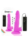 Flexibelr Vibrierender Dildo 18 Cm - Lila von Diversia kaufen - Fesselliebe