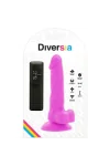 Flexibelr Vibrierender Dildo 18 Cm - Lila von Diversia kaufen - Fesselliebe