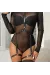 Körperharness aus Leder, Schwarz, One Size (S-L) von Subblime Fetish