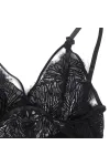 SUBBLIME - BABYDOLL MIT VERSTELLBAREN SPITZENTRÄGERN SCHWARZ S/M kaufen - Fesselliebe