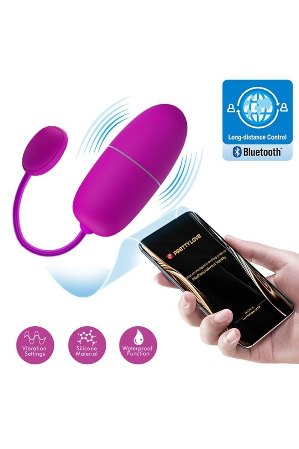 Vibrierendes Ei der Nymphe, App-Gesteuert, Lila von Pretty Love Bottom kaufen | Fesselliebe