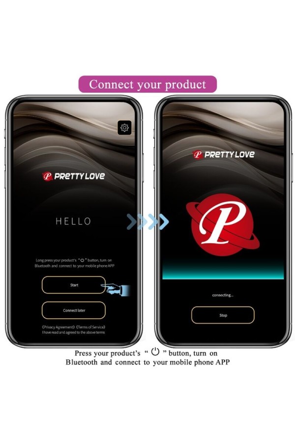 Vibrierendes Ei der Nymphe, App-Gesteuert, Lila von Pretty Love Bottom kaufen | Fesselliebe