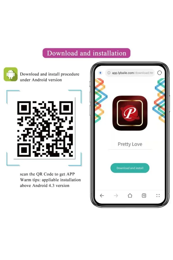 PRETTY LOVE - NYMPH VIBRIERENDES EI APP-GESTEUERT LILA kaufen - Fesselliebe