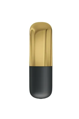 Goldener Wiederaufladbarer Kugelvibrator von Pretty Love Bottom