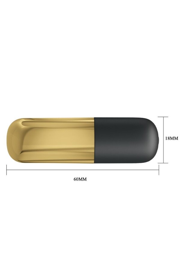 Goldener wiederaufladbarer Kugelvibrator von Pretty Love Bottom kaufen | Fesselliebe