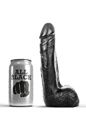 Weicher Schwarzer realistischer Dildo 20 cm von All Black kaufen | Fesselliebe