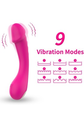Dildo Vibrator G-Spot Silikon Fuchsia von Armony Vibrators kaufen | Fesselliebe