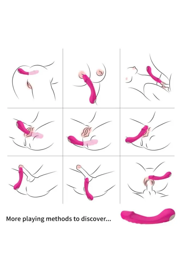 Dildo Vibrator G-Spot Silikon Fuchsia von Armony Vibrators kaufen - Fesselliebe