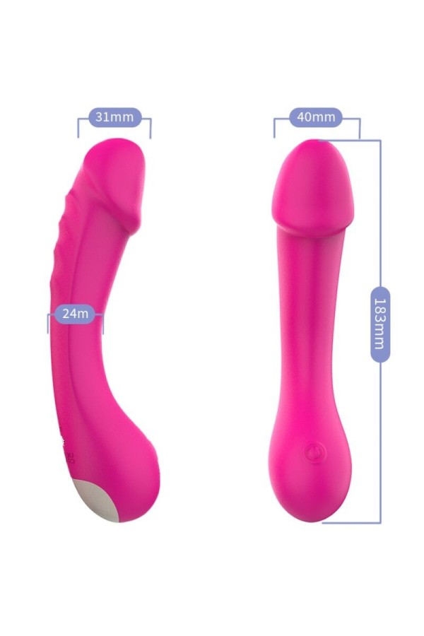 Dildo Vibrator G-Spot Silikon Fuchsia von Armony Vibrators kaufen | Fesselliebe