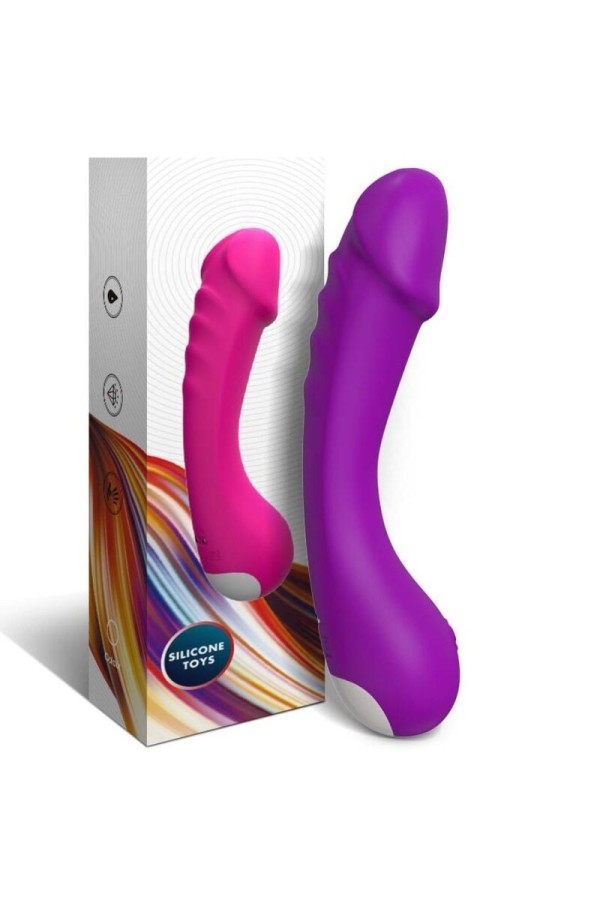Dildo Vibrator G-Spot Silikon Lila von Armony Vibrators kaufen | Fesselliebe