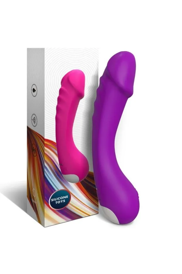 Dildo Vibrator G-Spot Silikon Lila von Armony Vibrators kaufen - Fesselliebe