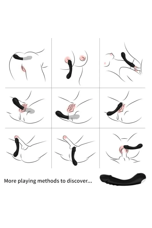 Dildo Vibrator G-Spot Silikon Schwarz von Armony Vibrators kaufen - Fesselliebe