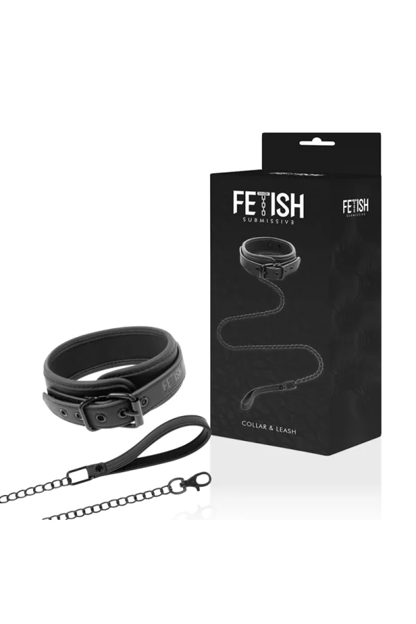 Halsband mit Leine von Fetish Submissive Bondage kaufen - Fesselliebe