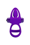 Vibratorring 10 Vibrationen Lila Silikon von Pretty Love Male