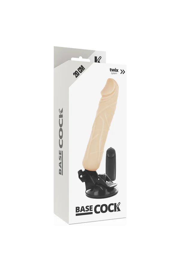 Realistischer Vibrator Fernsteuerbar Hautfarben 20cm von Basecock kaufen - Fesselliebe