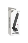 Realistischer Vibrator und Penishülle 2in1 Fernsteuerbar Schwarz 20 Cm von Basecock kaufen - Fesselliebe