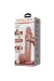 PRETTY LOVE - REALISTISCHER DILDO DER SLIDING SKIN-SERIE MIT SLIDING SKIN-SAUGNAPF BRAUN 24 CM