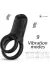 Doppelringvibrator Schwarz von Armony For Him