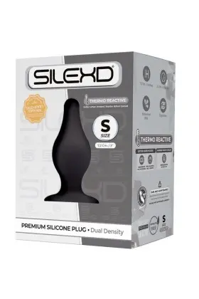 Modell 2 Analplug Premium Silexpan Silikon Premium Thermoreaktive Grösse S von Silexd