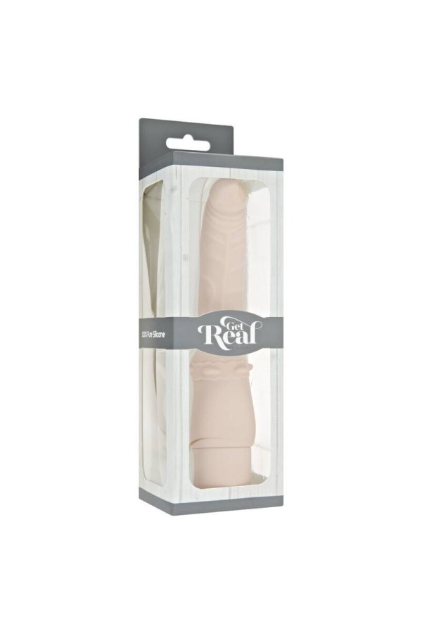 Klassische, Glatte Vibrator-Beige von Get Real kaufen | Fesselliebe
