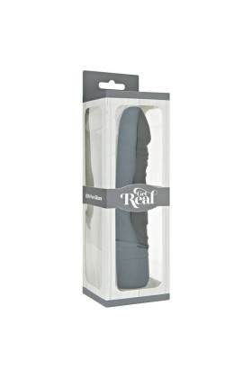 Klassischer Original Schwarzer Vibrator von Get Real kaufen | Fesselliebe
