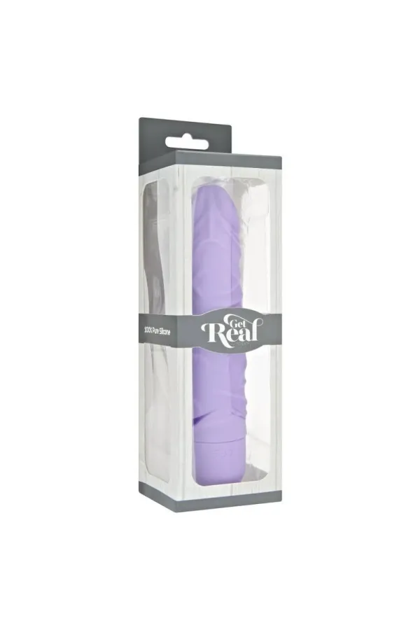 Klassischer Original-Lila Vibrator von Get Real kaufen - Fesselliebe