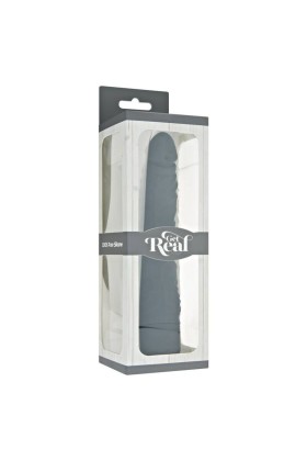 Klassischer Schlanker Vibrator Schwarz von Get Real kaufen | Fesselliebe