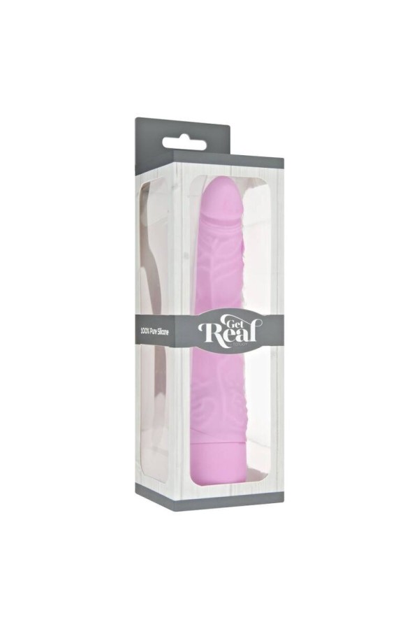 Klassischer Schlanker Vibrator Rosa von Get Real kaufen | Fesselliebe