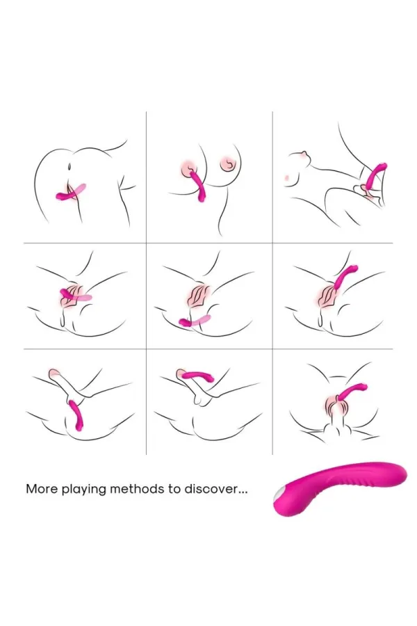 Legend Vibrator Silikon Fuchsia von Armony Vibrators kaufen - Fesselliebe